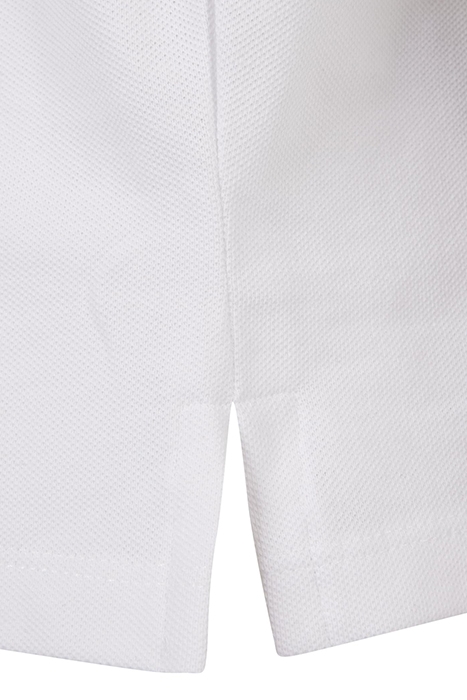 BOXY ZIP PIQUE TEE WHITE 6