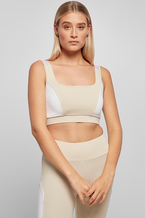 LADIES COLOR BLOCK BRA SOFTSEAGRASS/WHITE/LILAC 2