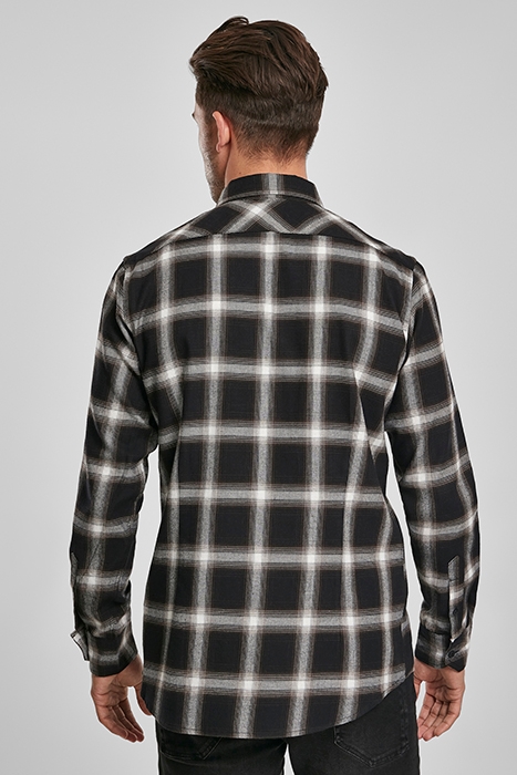 CHECKED FLANELL SHIRT 6 BLACK/WHITE 3