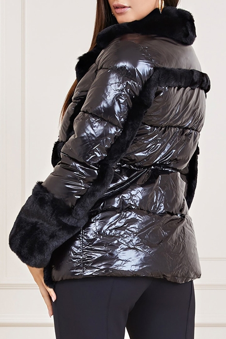 BESSIE PUFFER COAT JET BLACK WINTER JACKET 2