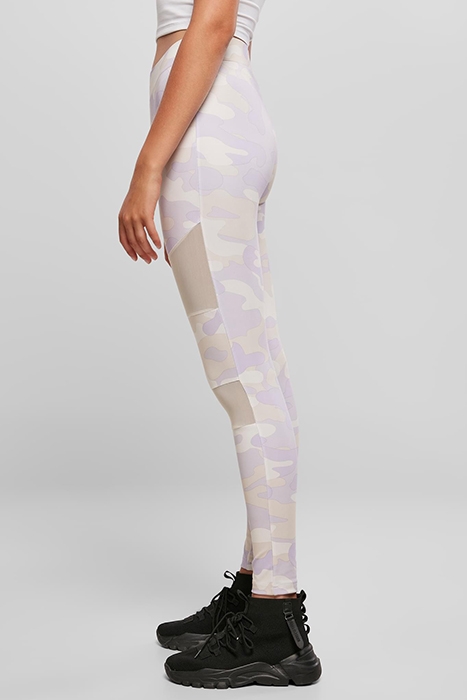LADIES CAMO TECH MESH LEGGINGS LILACCAMO 6