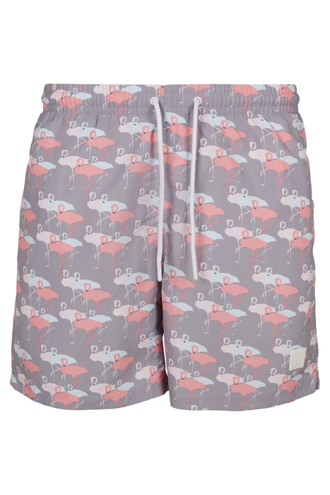 PATTERN SWIM SHORTS FLAMINGO AOP 1