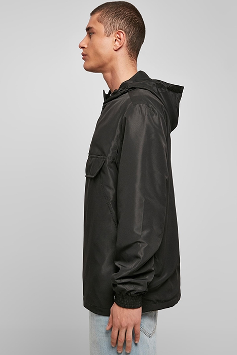 RECYCLED BASIC PULL OVER JACKET BLACK 5