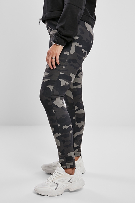 LADIES HIGH WAIST CAMO TECH LEGGINGS DARK CAMO 6