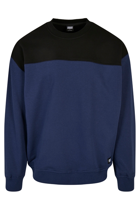 UPPER BLOCK CREWNECK DARKBLUE/BLACK 1