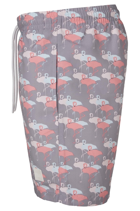 PATTERN SWIM SHORTS FLAMINGO AOP 4