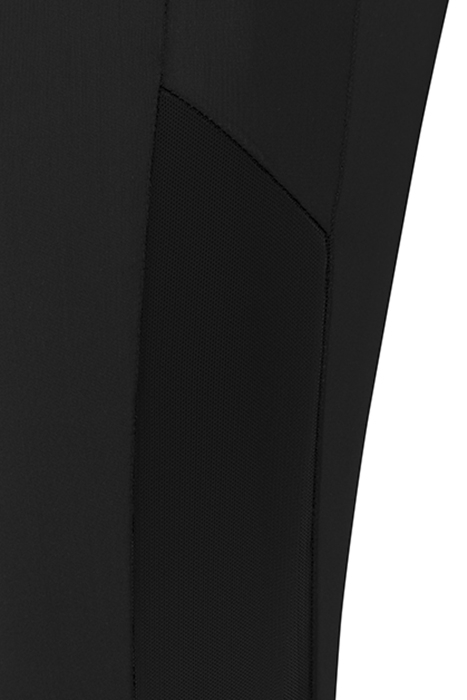 LADIES TECH MESH STRIPE LEGGINGS BLACK 6