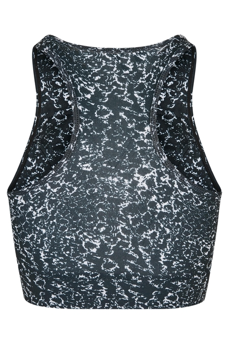 LADIES TIE DYE SPORTS BRA BLACK/WHITE 7