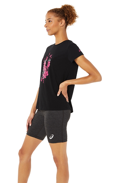 SAKURA FLOWER TEE PERFORMANCE BLACK 4