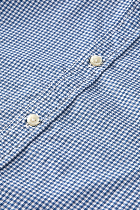 ESSENTIAL YARN DYE ORGANIC POPLIN SLIM FIT SHIRT COMBO B 3