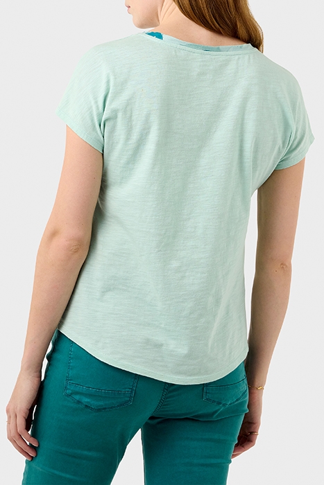 T-SHIRT MET PRINT HARBOR GREY 2