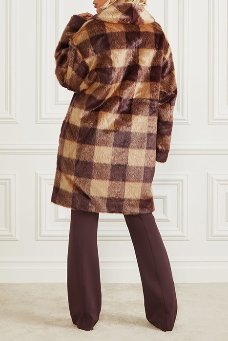 ROCHELLE COAT CAMEL AND DARK BOURB 2