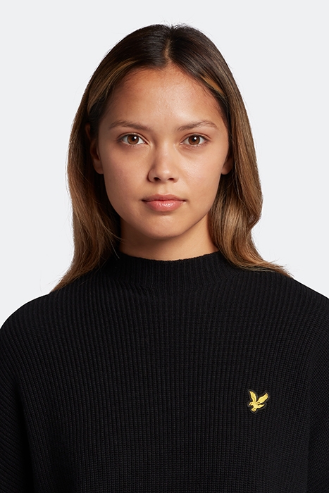 MOCK NECK JUMPER JET BLACK 4