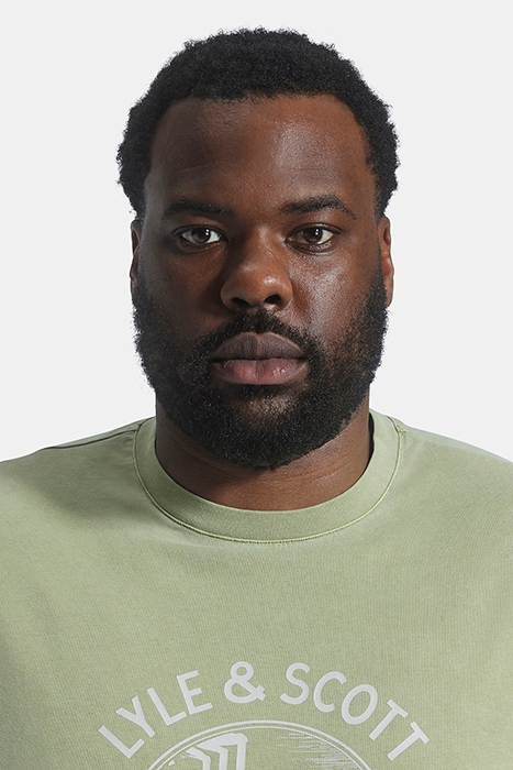 HAWICK PRINT T SHIRT SEAWEED 4