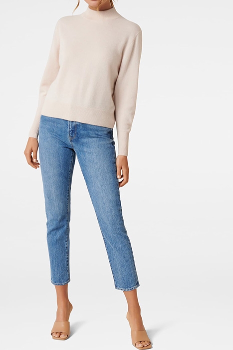 SASHA CASHMERE JUMPER SOFT OATMEAL 4