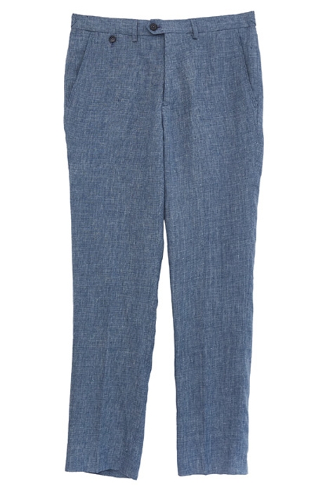 NORTHCOTE LINEN TROUSER CHAMBRAY BLUE 1