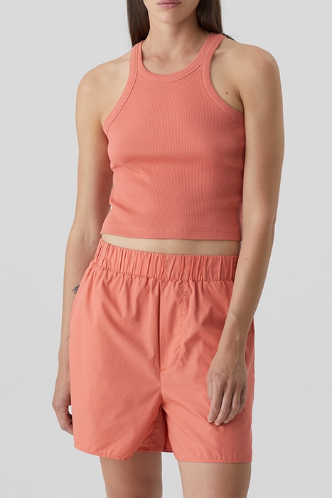 CLOSED WOMEN TANK CROPPED T-SHIRTS PEACH PEACH 1