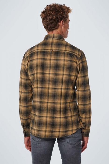 SHIRT BUTTON CLOSURE CHECK RESPONSIBLE CHOICE FUDGE 3