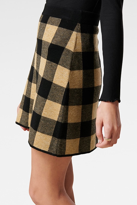 CADY JACQUARD CHECK KNIT SKIRT CHECK 5