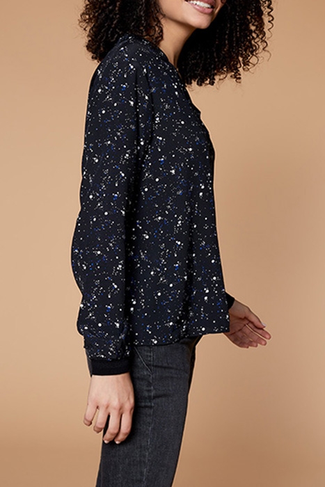 CORY - BLACK POLKA DOT PRINT BLOUSE 4