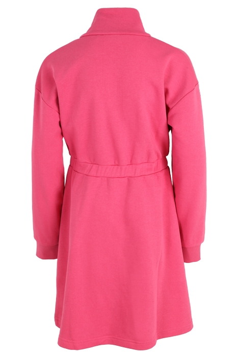 TANN HALF-ZIP SWEAT DRESS CARMINE 2