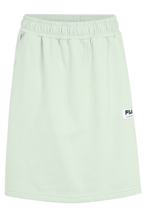 TAGMERSHEIM TOWELLING KNIT TRACK SKIRT SILT GREEN 1