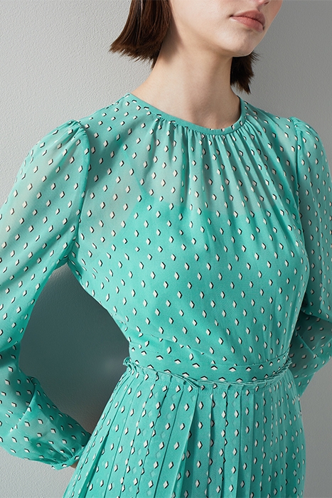 ARIA MINI DRESS GREEN 5