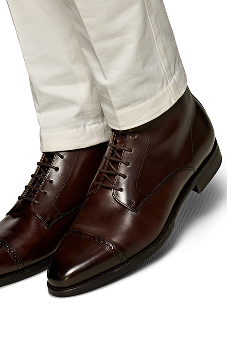 DARK BROWN LACE UP BOOT 3