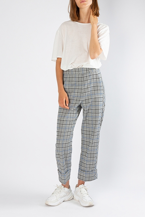 MOTIF PANTS BLACK & GREY CHECK 2