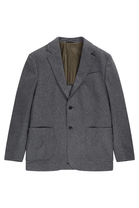 RELAXED BLAZER JACKETS & COATS DARK GREY MELANGE 5