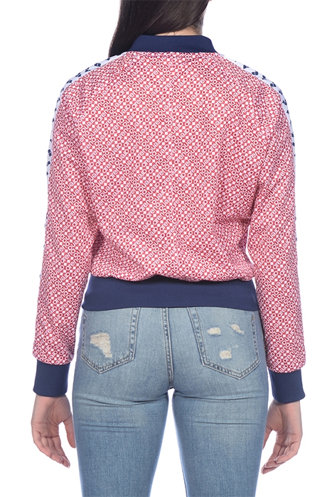 W RELAX IV TEAM JACKET DIAMONDS WHITE RED NAVY 3