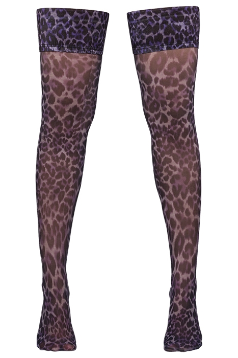 UPPERGARMENTS BLACK PURPLE LEOPARD 1