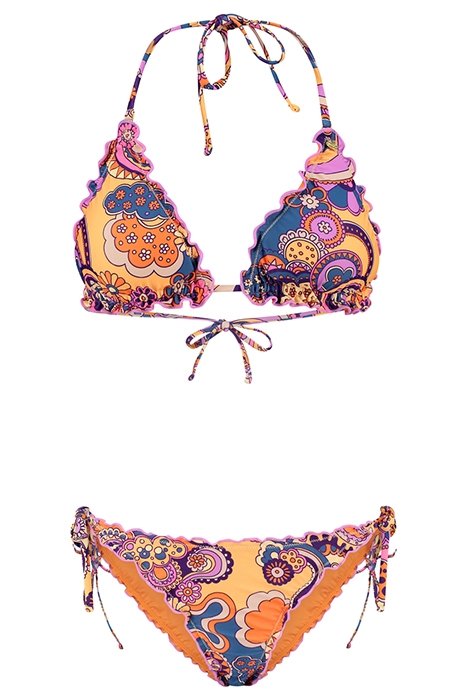 LIZ BIKINI SET WOODSTOCK WAVE MULTI COLOR MULTI COLOR 1