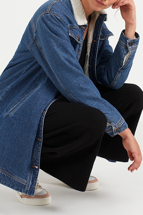 I.CODE AUTHENTIC SHERPA-LINED DENIM PARKA AUTHENTIC 7