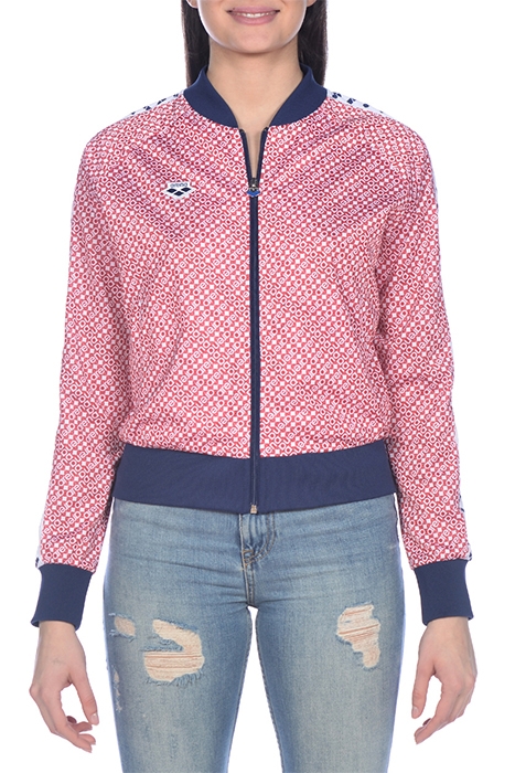 W RELAX IV TEAM JACKET DIAMONDS WHITE RED NAVY 2
