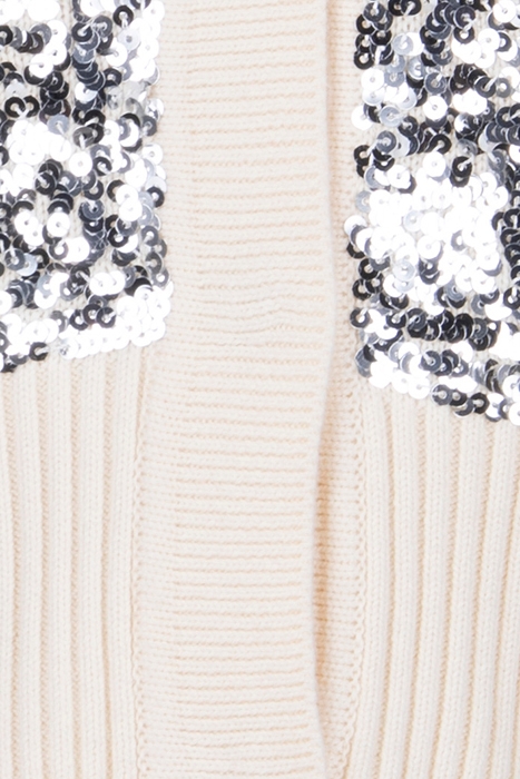 IBIAS CARDIGAN FULL PAILLETTES VANILLA ICE-CREAM 3