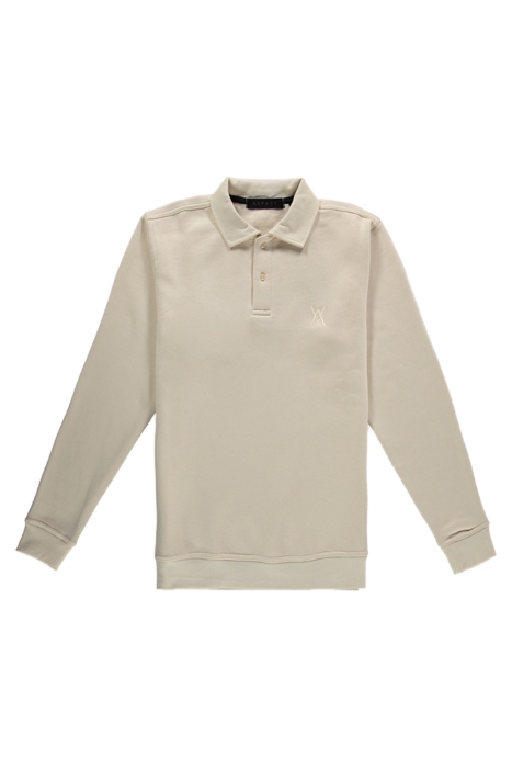 PREMIUM POLO SWEATER SAND 1