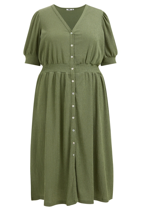 DRESS MIDI MOSS GREEN 1