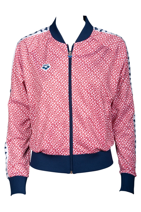 W RELAX IV TEAM JACKET DIAMONDS WHITE RED NAVY 1