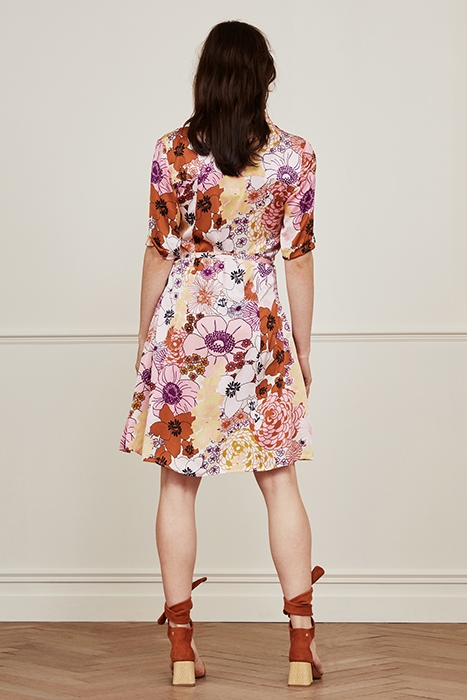 MILA TESS DRESS CREME BRULEE/TERRA C 3