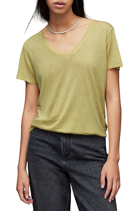 EMELYN SHIMMER TEE SUNNY LIME GREEN 1