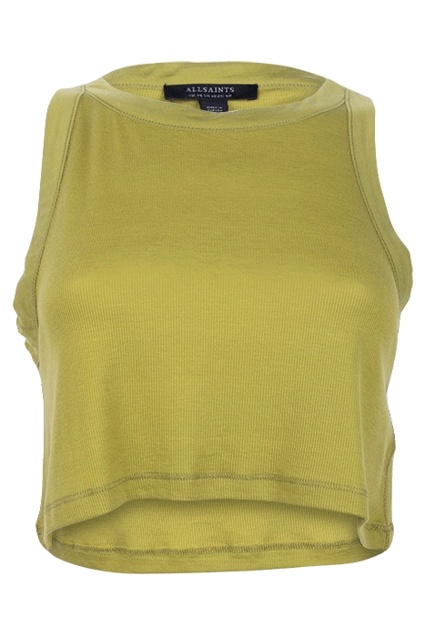 RINA CROPPED TANK BRIGHT GREEN 1
