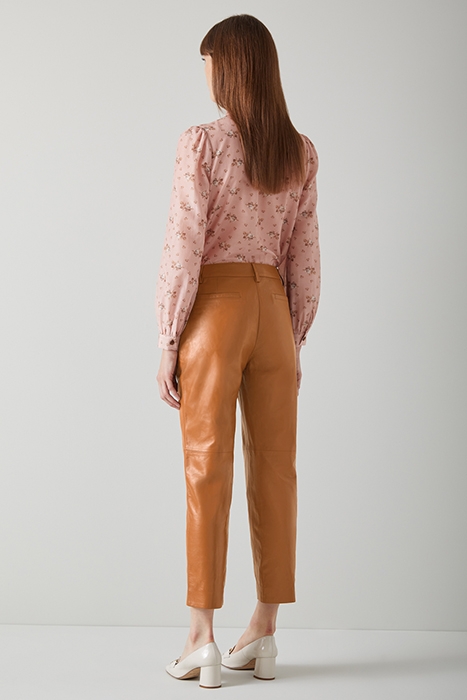 ARRAN LEATHER PANTS TOBACCO 2