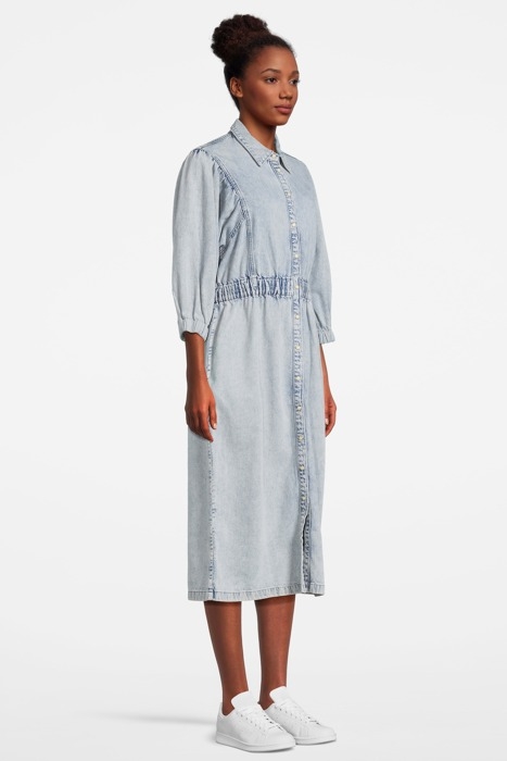 OSA DENIM DRESS LIGHT INDIGO BLUE 3