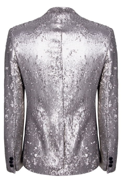 LEIGH SEQUIN BLAZER SILVER 2
