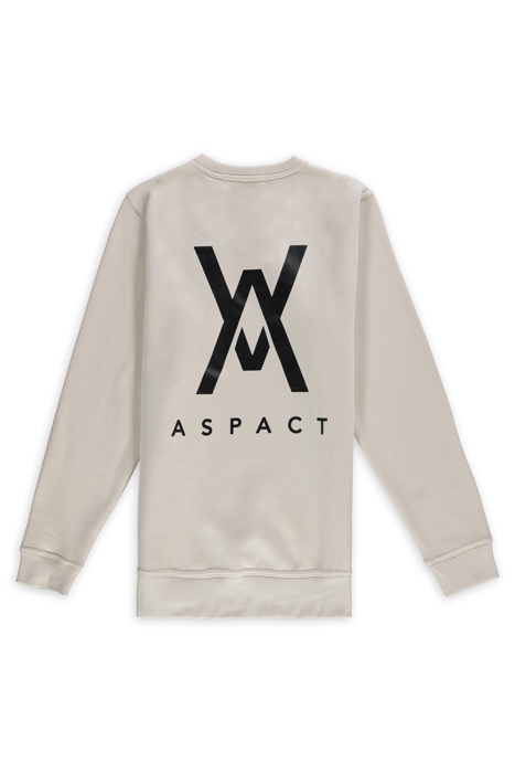 ASPACT BACK LOGO SWEATER SAND 2