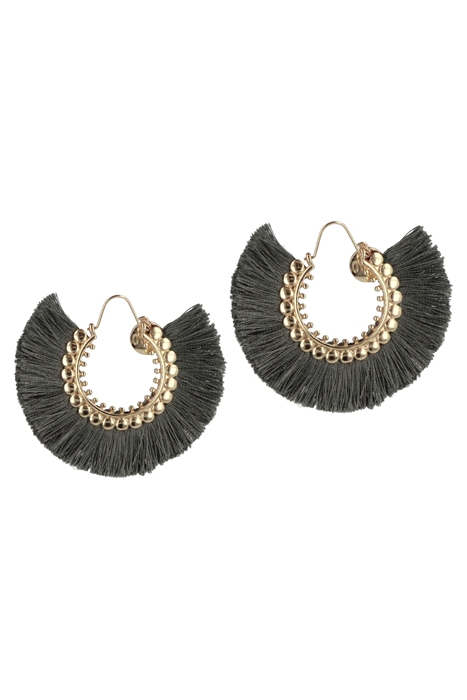 OTAZU SEAWEED TASSEL EARRINGS BLUE GREY BLUE GREY 1