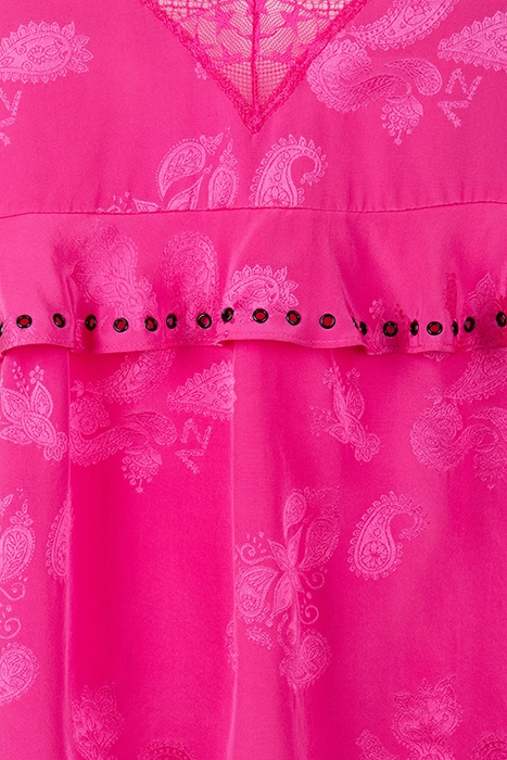 CHARLIE JAC PAISLEY CARACO FRAMBOISE 3