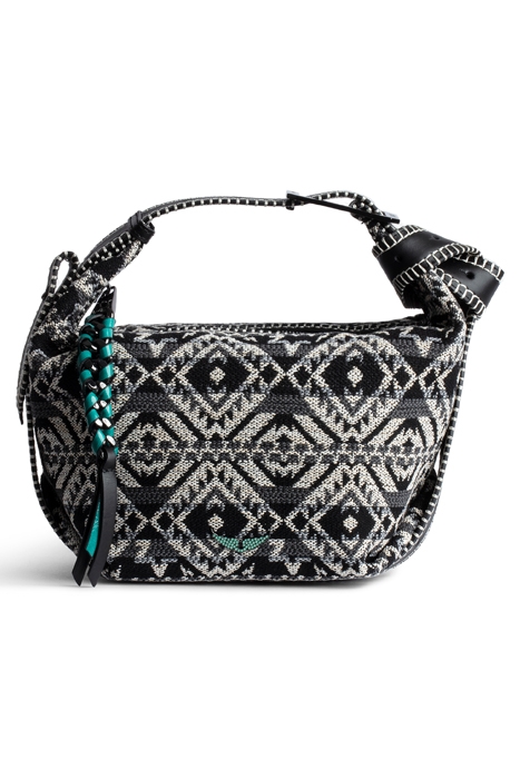 LE CECILIA FOLK JACQUARD NOIR 1