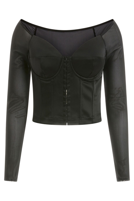 BLANCHE CORSET TOP JET BLACK A996 5